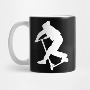 Stunt scooter boy CANCAN white Mug